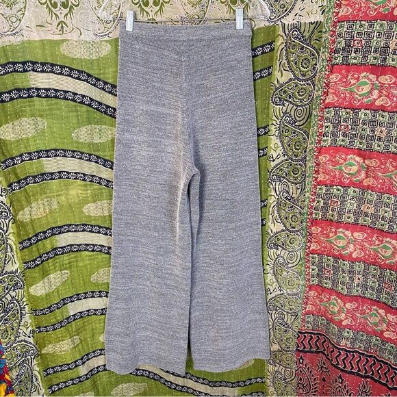Rare Simon Miller Heather Gray Knit Wide Leg Pants Size Medium - Picture 7 of 16